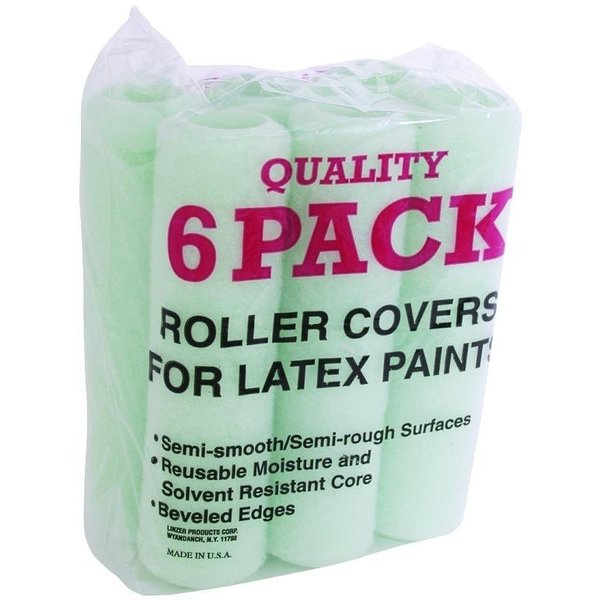 Linzer Paint Roller Cover, 38 in Thick Nap, 9 in L, Polyester Cover RC 139